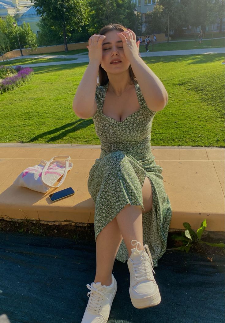 Fresh A Line Satin Printing Slit Short Sleeves Long Prom Dress,Evening Dress GG1356