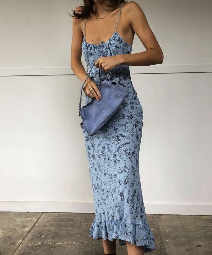 Graceful Mermaid Spaghetti Straps Chiffon Printing With Ripple Hem Long Prom Dress,Evening Dress GG1359