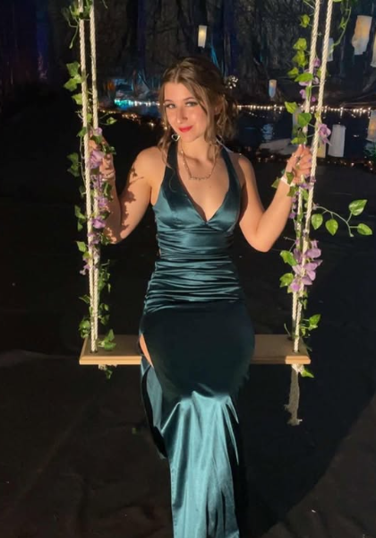 Elegant Mermaid V Neck Satin Slit Long Prom Dress,Evening Dress GG1452