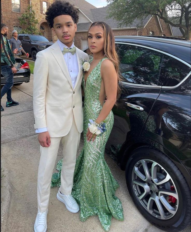 Gorgeous Mermaid V Neck Satin Sequin Long Prom Dress,Evening Dress GG1477