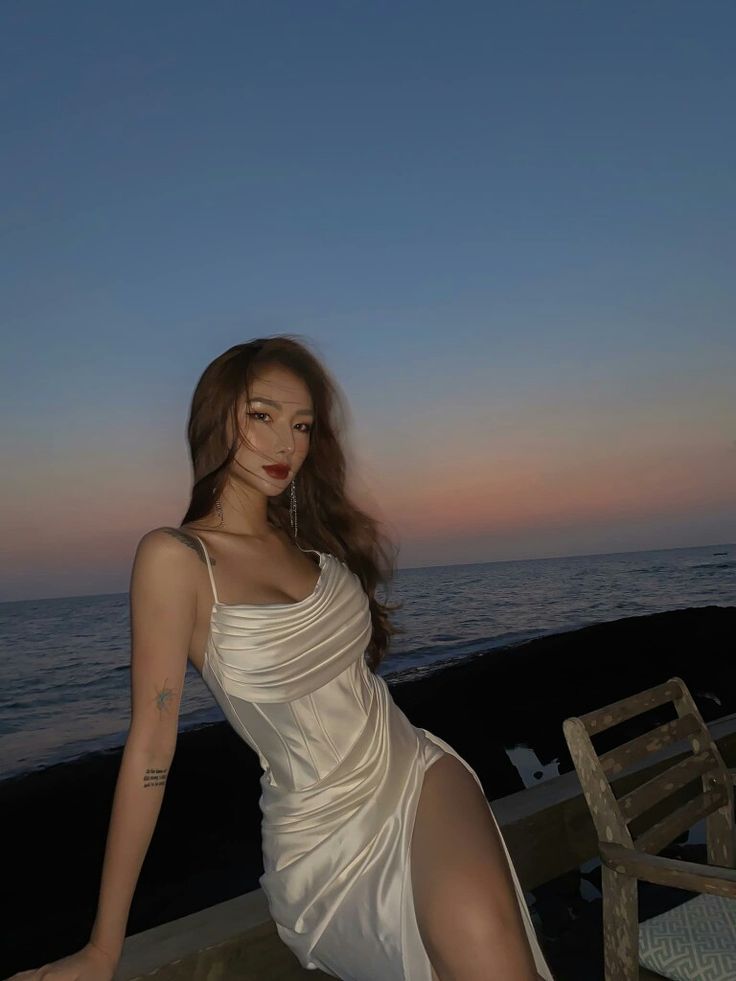 Sexy Mermaid Spaghetti Straps Light Ivory Satin Pleated Slit Long Prom Dress,Evening Dress GG1485