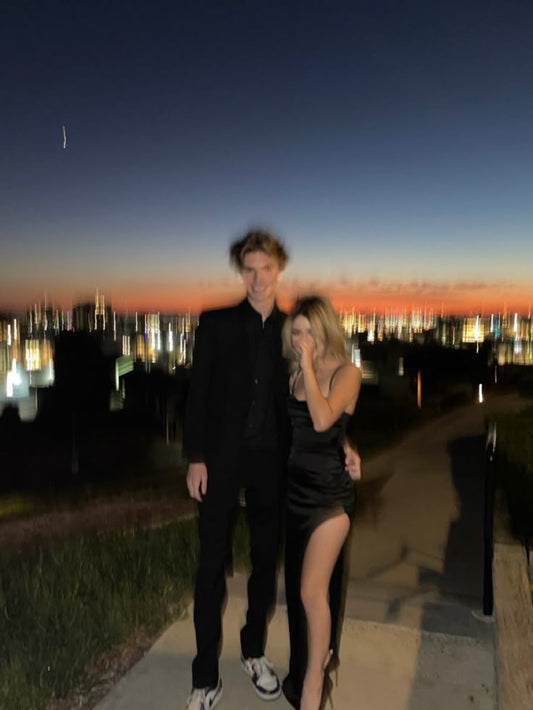 Sexy Mermaid Spaghetti Straps Black Satin Pleated Slit Long Prom Dress,Evening Dress GG2133