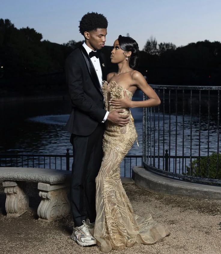 Gorgeous Mermaid Strapless Gold Tulle Beaded Long Prom Dress,Evening Dress GG2155