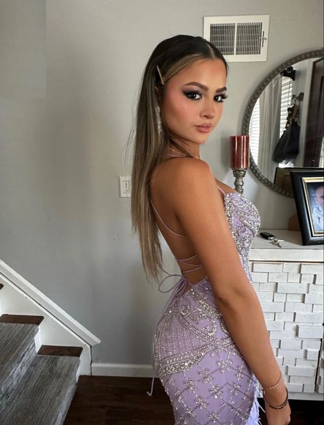 Gorgeous Mermaid Halter Lilac Tulle Sequin Long Prom Dress,Party Dress,Evening Dress GG2282