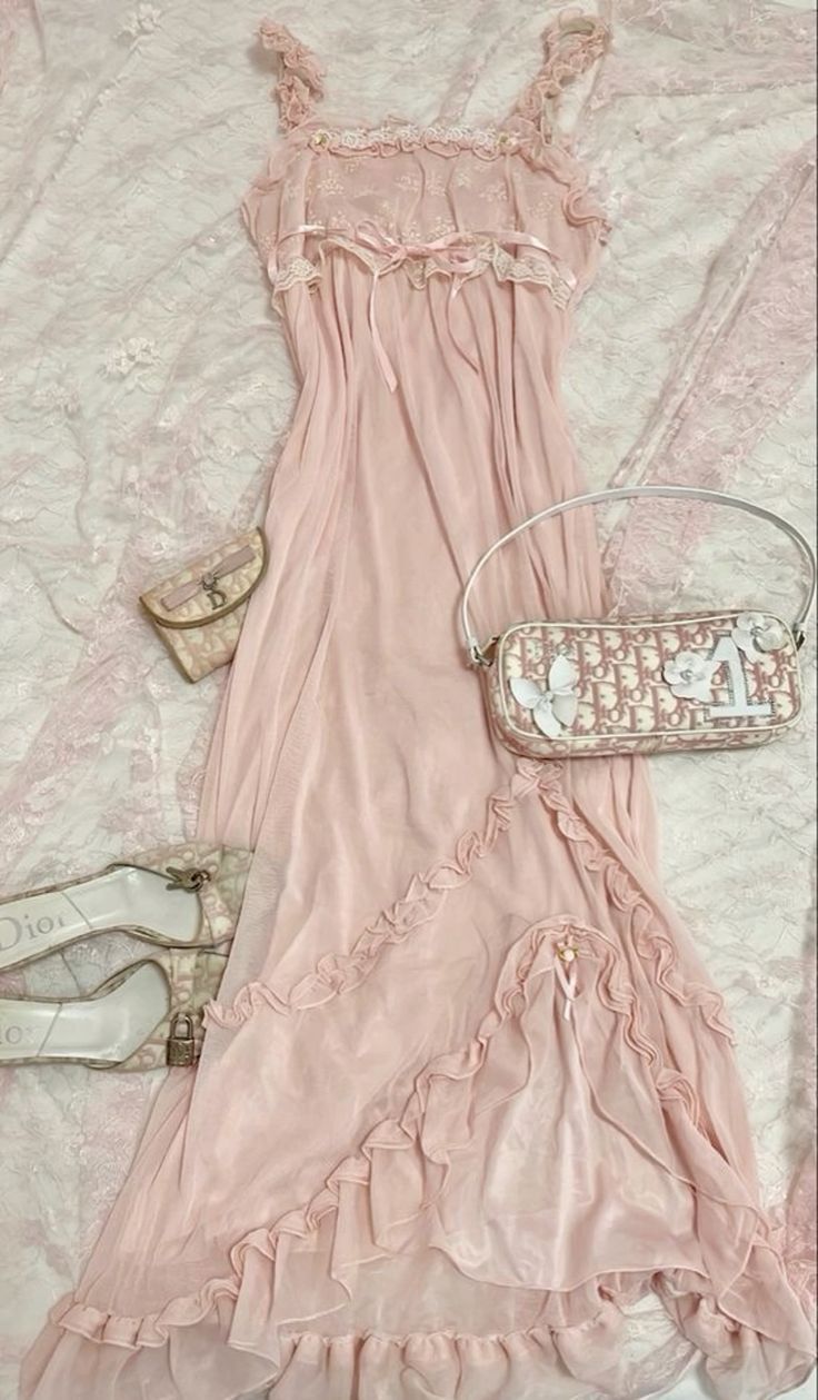 Classy A Line Spaghetti Straps Pink Chiffon Lace Long Prom Dress,Party Dress,Evening Dress GG2393