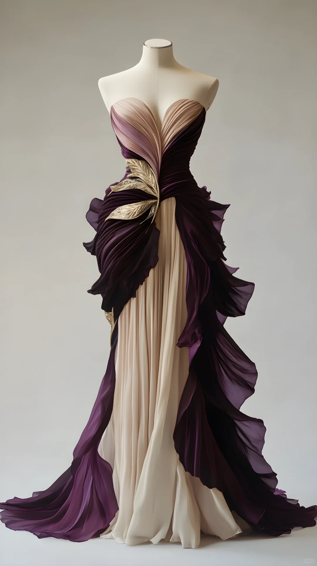 Vintage Mermaid Sweetheart Chiffon Long Prom Dress, Party Dress, Evening Dress GG2594