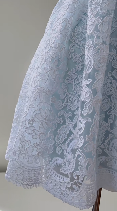 Classy A Line Spaghetti Straps Lace Short Prom Dress,Homecoming Dress,Birthday Dress GG2626