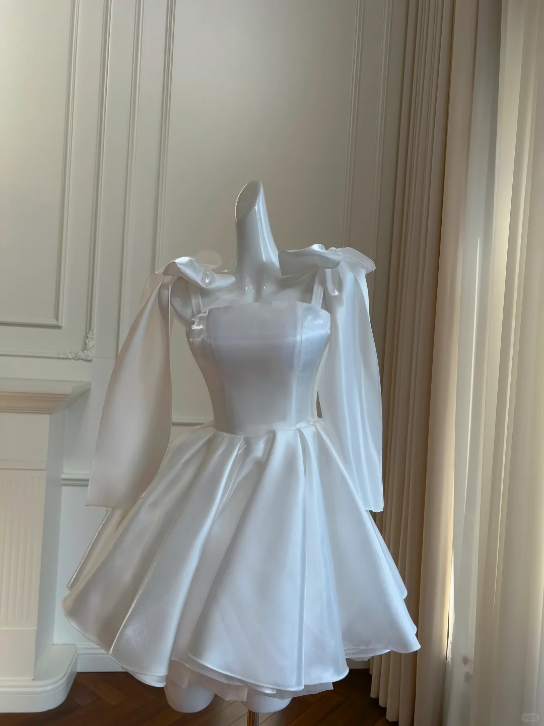 Cute A Line Sweetheart Satin Short Prom Dress,Homecoming Dress,Birthday Dress GG2674