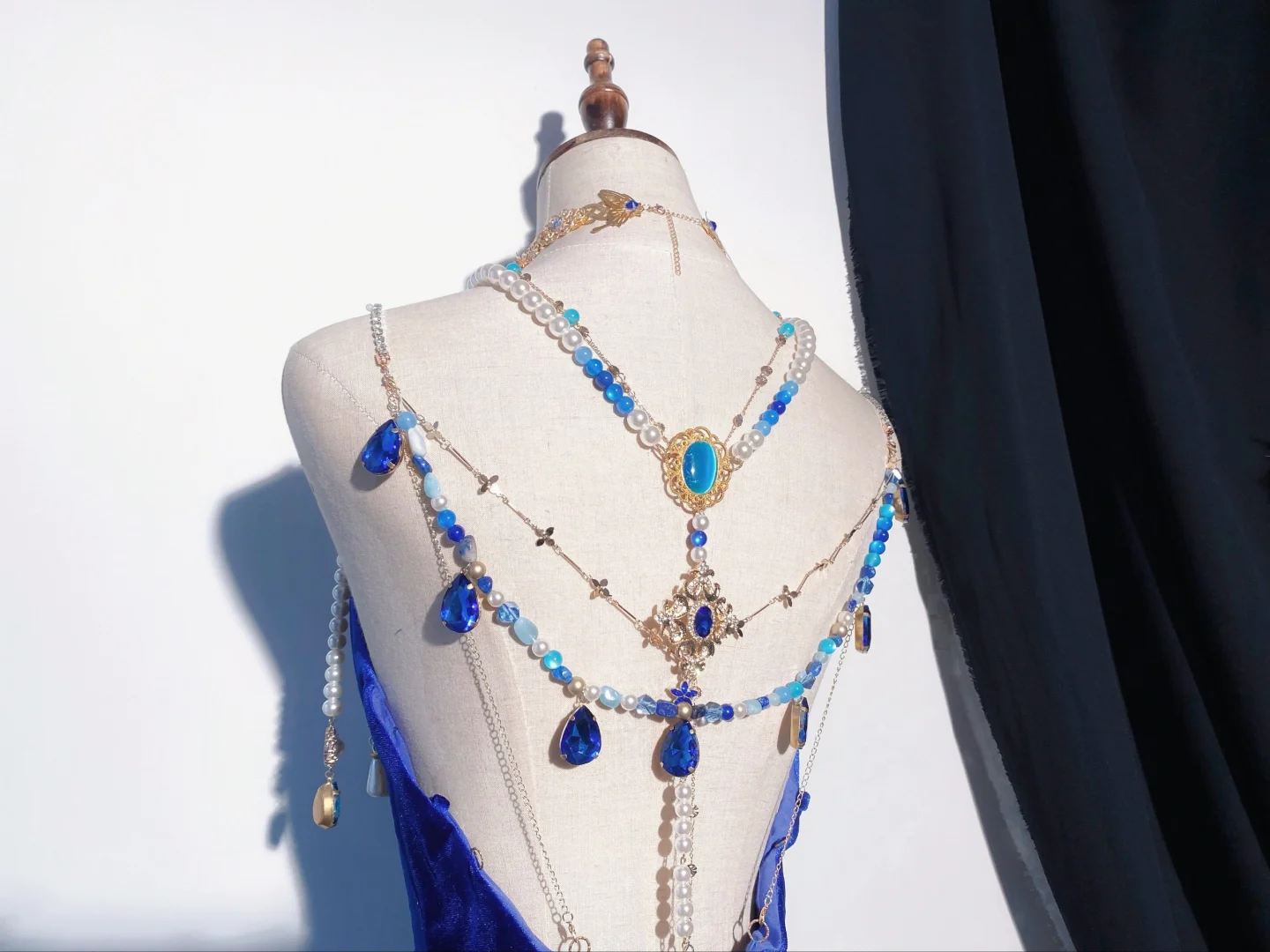 Gorgeous Mermaid Spaghetti Straps Velvet Backless Long Prom Dress, Party Dress, Evening Dress GG2755