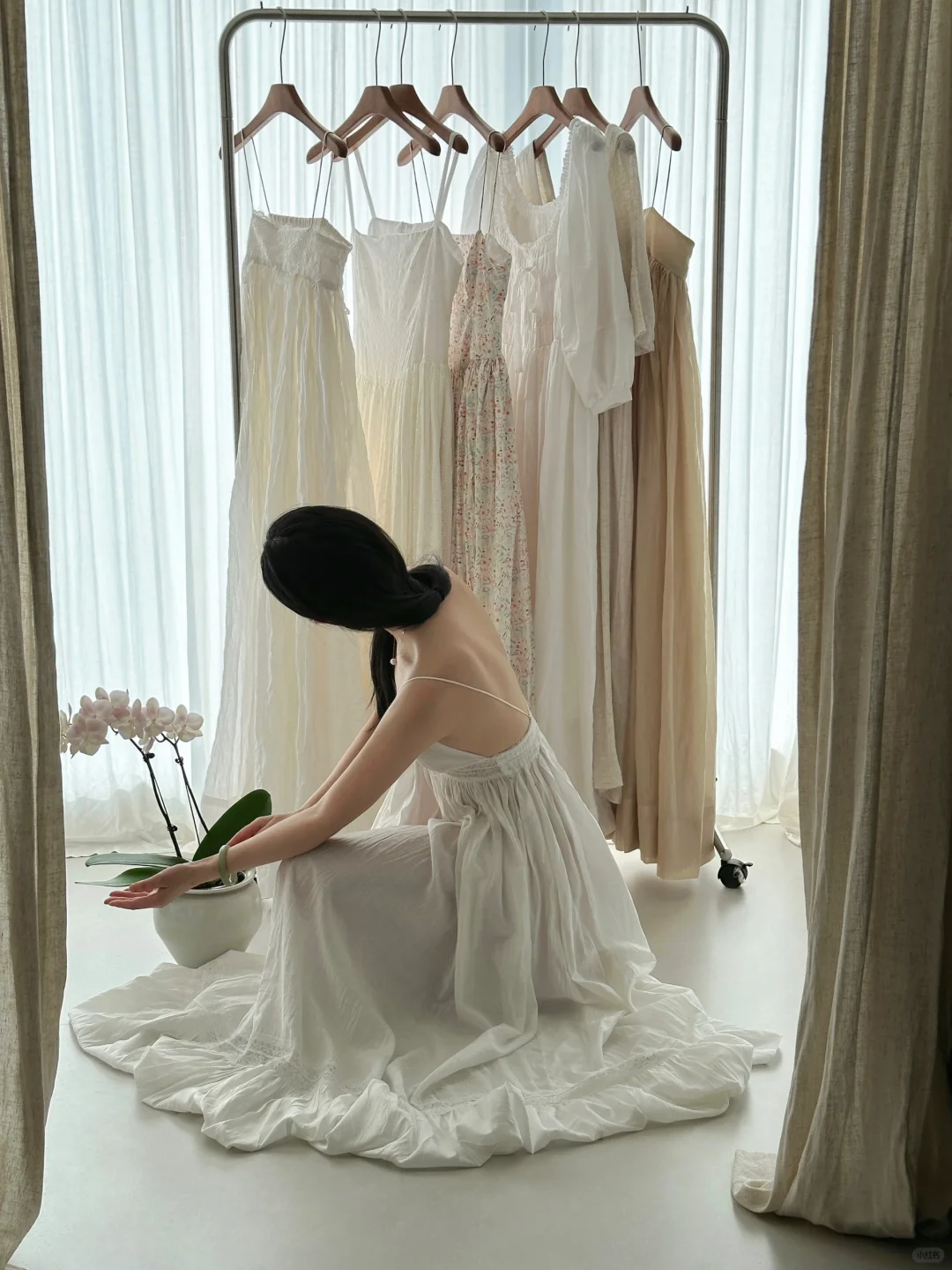 Simple A Line Spaghetti Straps Satin Long Prom Dress, Party Dress, Evening Dress GG2834