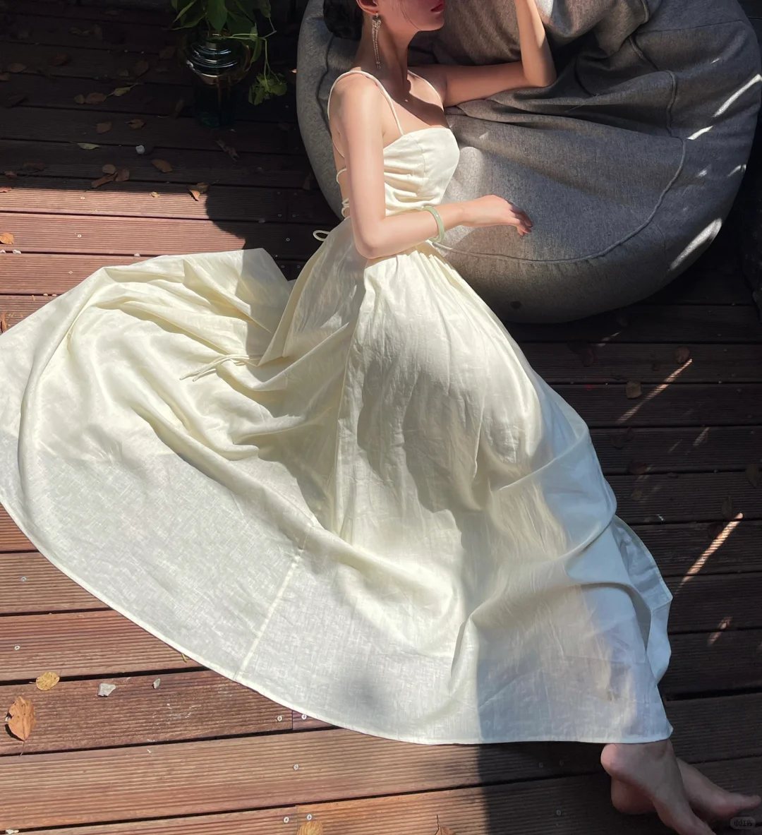 Pretty A Line Spaghetti Straps Chiffon Backless Long Prom Dress, Party Dress, Evening Dress GG2852