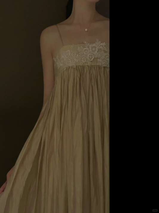 Unique Spaghetti Straps Chiffon Applique Long Prom Dress, Party Dress, Evening Dress GG2854