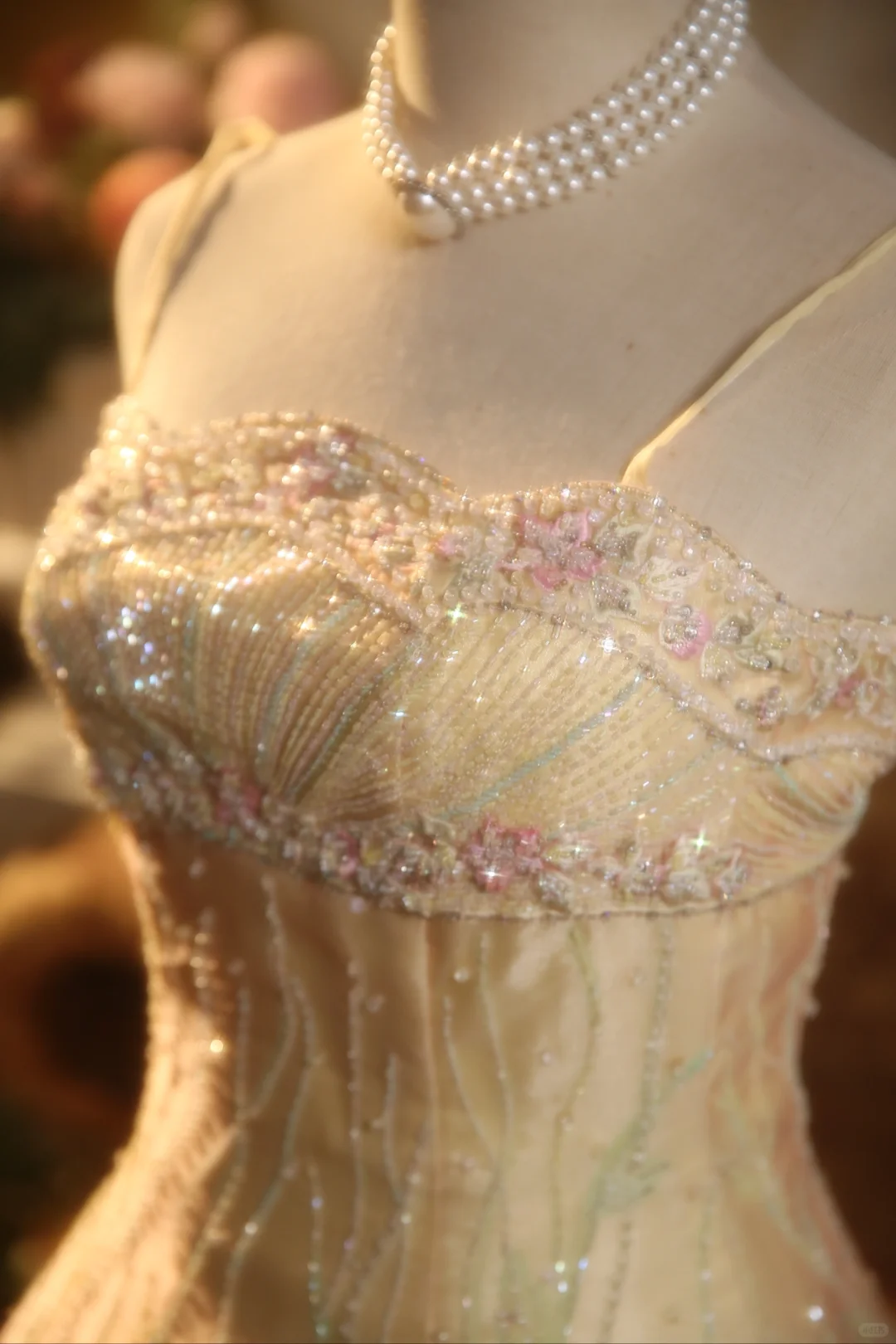 Gorgeous A Line Spaghetti Straps Pastel Yellow Satin Beaded Applique Long Prom Dress, Party Dress, Evening Dress GG2871