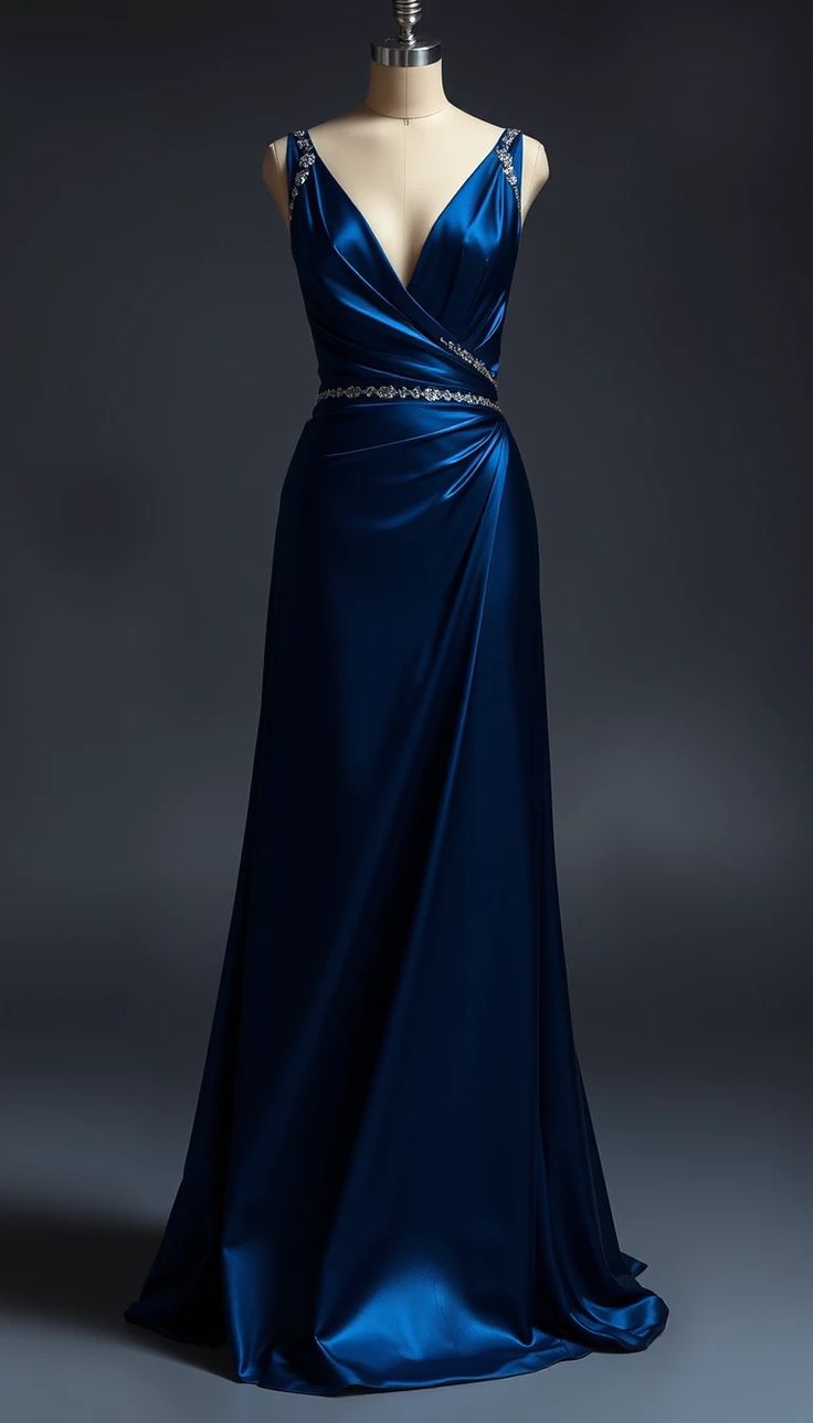 Elegant Mermaid Spaghetti Straps Satin Long Mother Of Bride Dress,Evening Dress GG3059