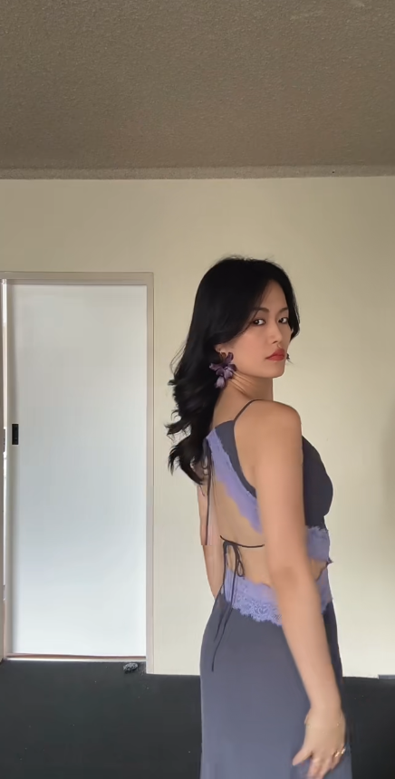 Elegant Mermaid Spaghetti Straps Satin Lace Long Prom Dress, Party Dress, Evening Dress GG3068