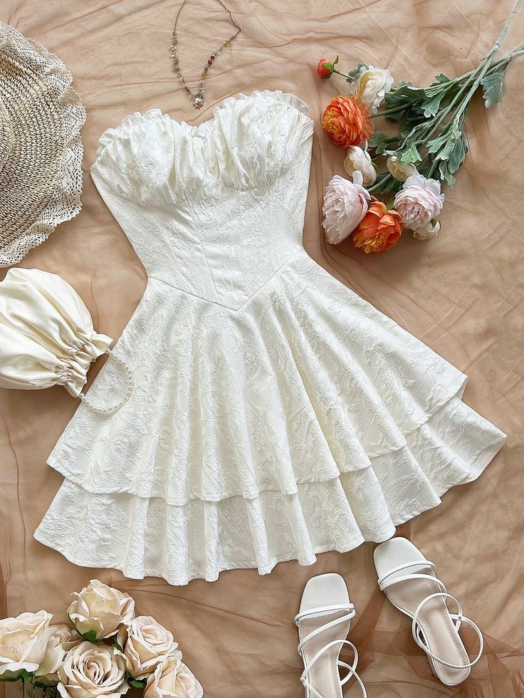 Cute A Line Strapless Satin Short Prom Dress,Homecoming Dress,Birthday Dress GG3130