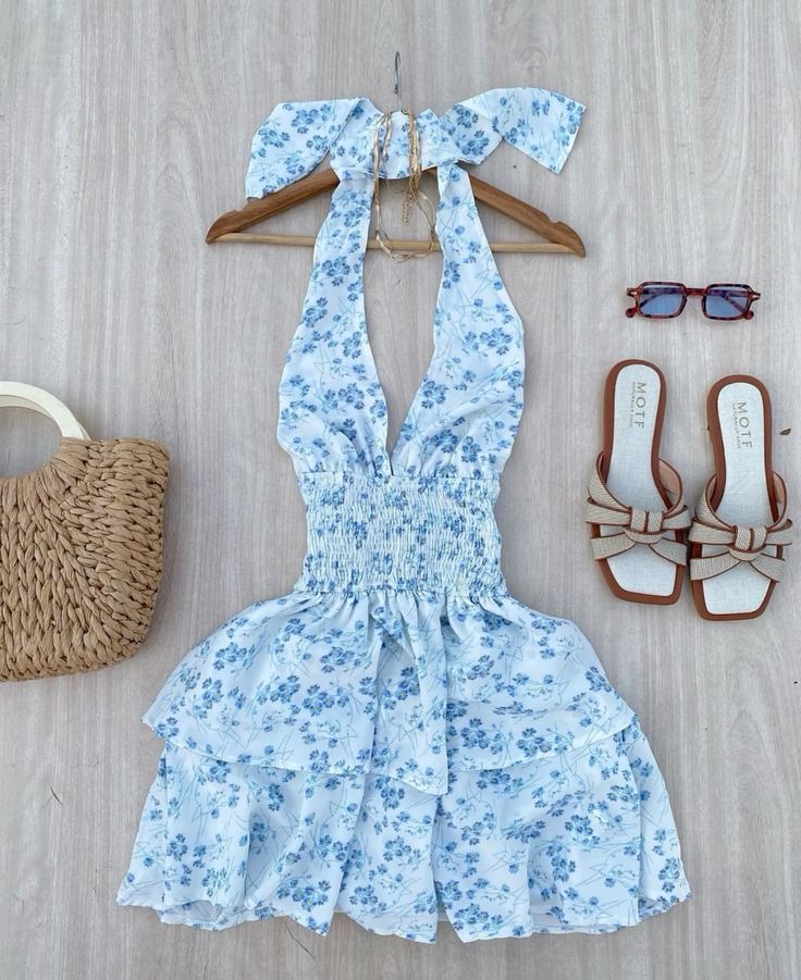 Chic A Line Halter V Neck Satin Floral Short Prom Dress,Homecoming Dress,Birthday Dress GG3208