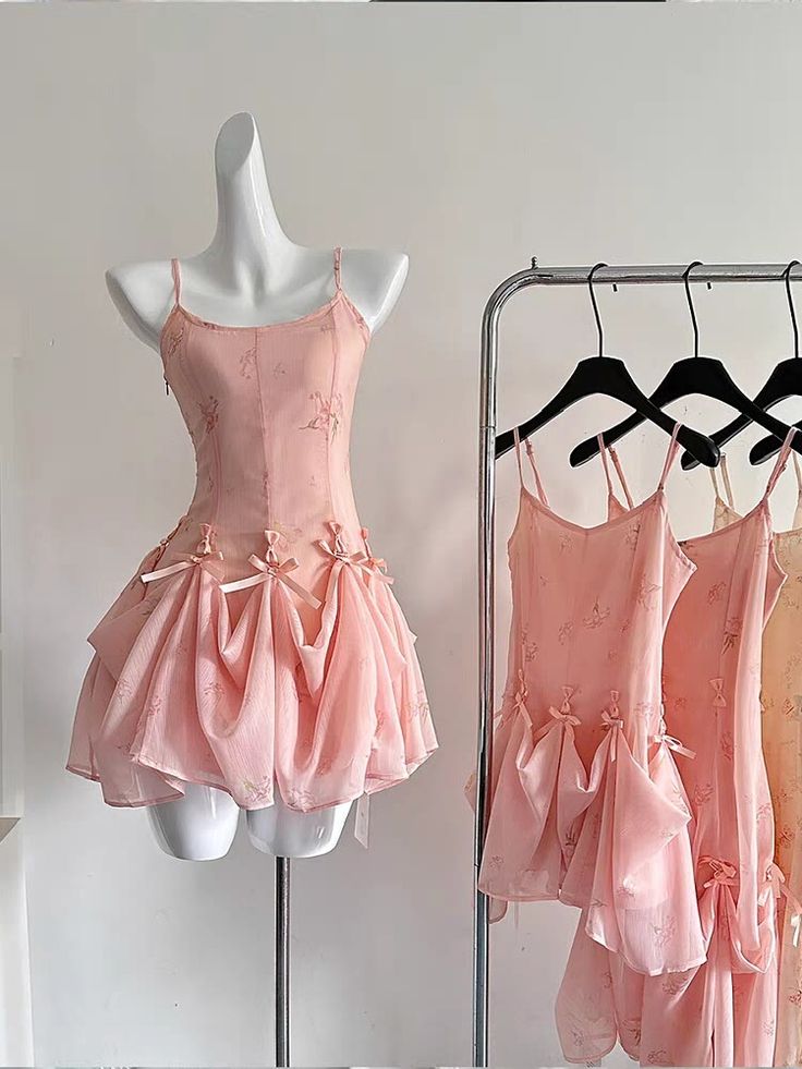 Peach A Line Spaghetti Straps Chiffon Printing Floral Short Prom Dress,Homecoming Dress,Birthday Dress GG3320