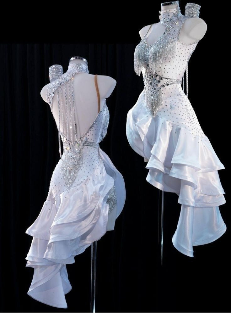 Stunning Mermaid Halter Satin Sequin Beaded Short Prom Dress,Homecoming Dress,Birthday Dress GG3345