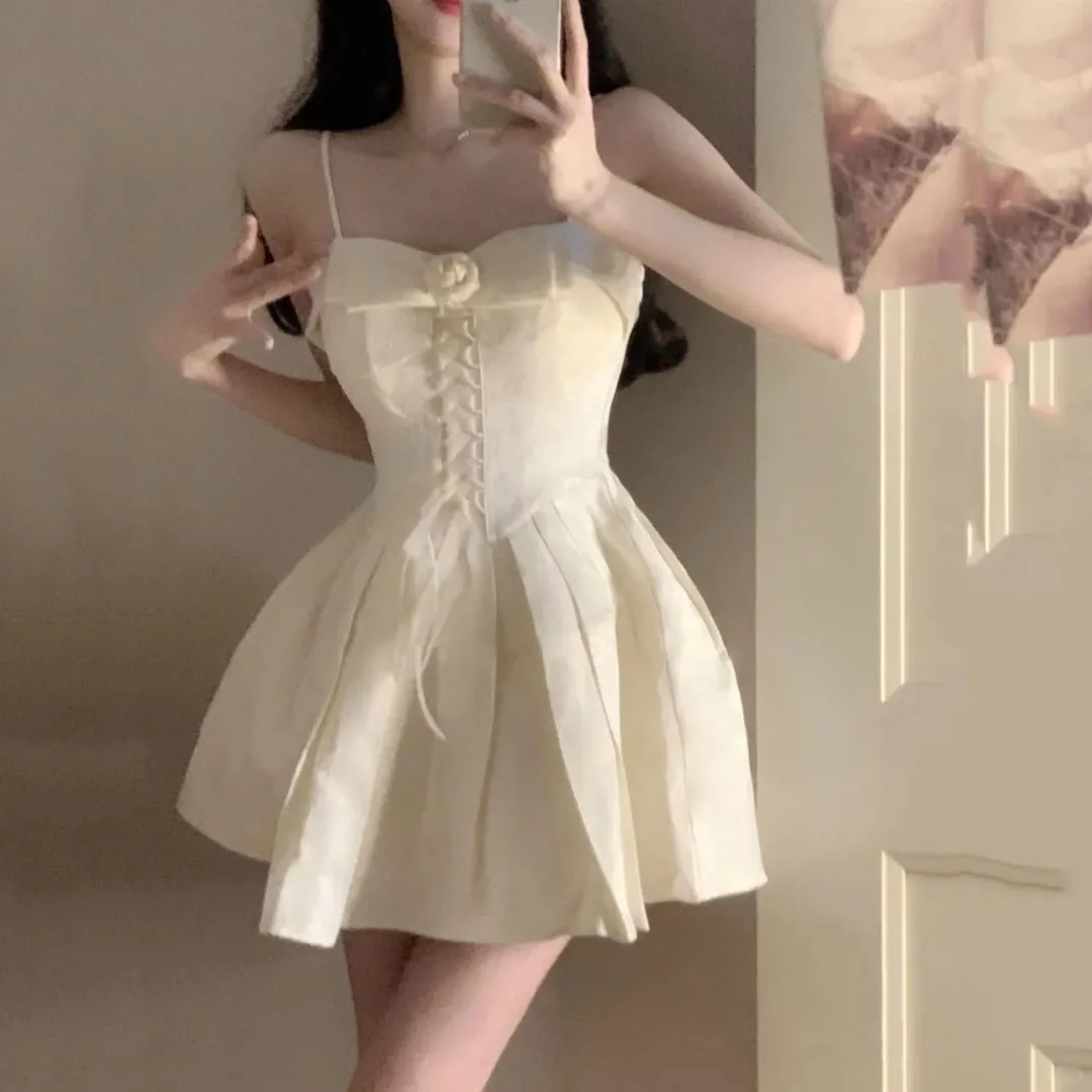 Elegant A Line Spaghetti Straps Satin Short Prom Dress,Homecoming Dress,18th Birthday Dress GG3566