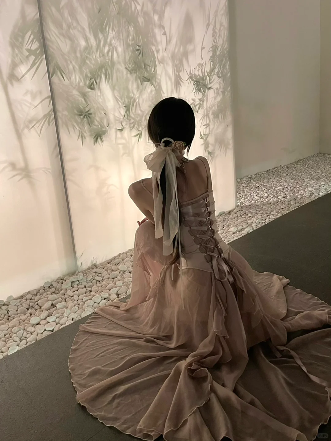 Elegant A Line Spaghetti Straps Chiffon Long Prom Dress,Party Dress,Evening Dress GG3665