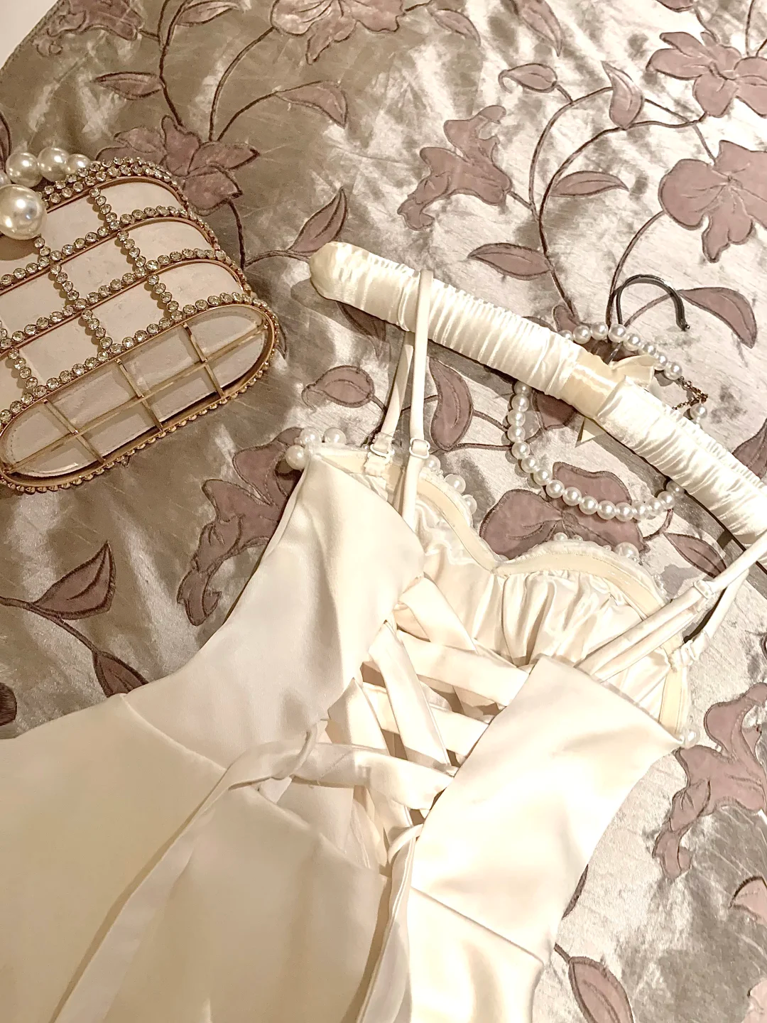 Impress A Line Sapghetti Straps Satin Beads Flower Ruffles Short Homecoming Dress,Summer Birthday Dress GG3696