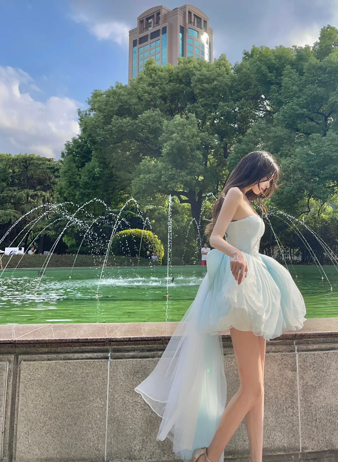 Sweet 17th Ball Gown Strapless Satin Tulle Short Homecoming Dress,Summer Birthday Dress GG3791