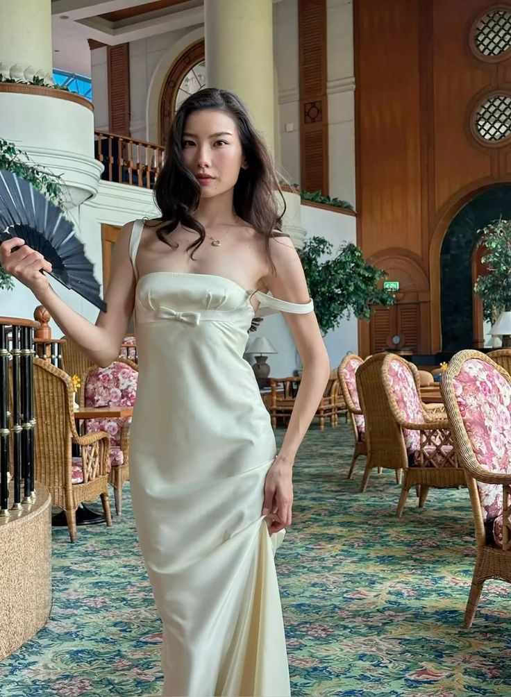 Elegant Mermaid Spaghetti Straps Satin Long Prom Dress,Party Dress,Evening Dress GG3888