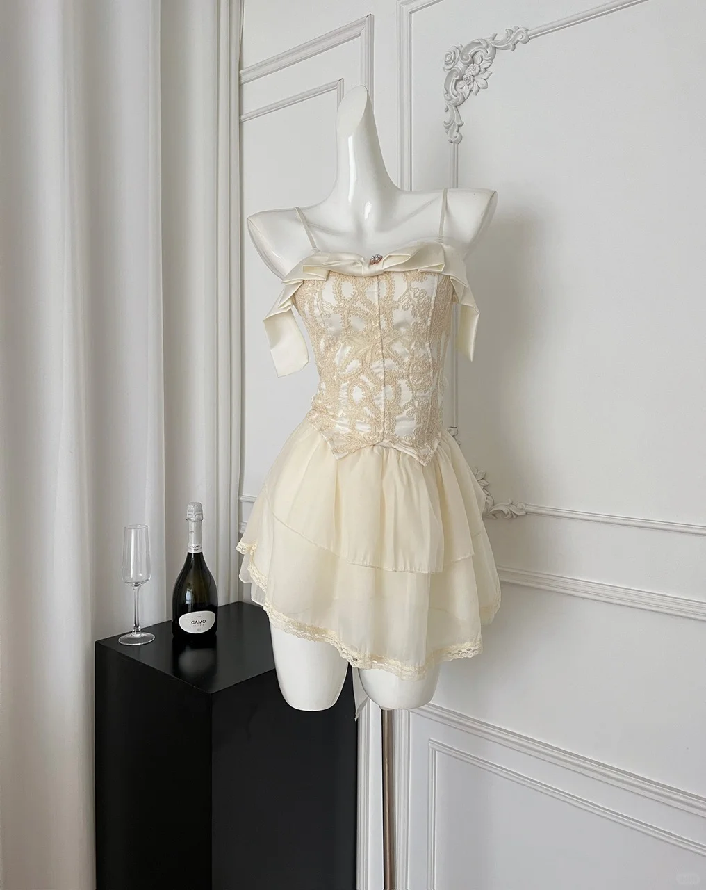 Pretty A Line Spaghetti Straps Satin Chiffon Short Homecoming Dress,Summer 17th Birthday Dress GG3974