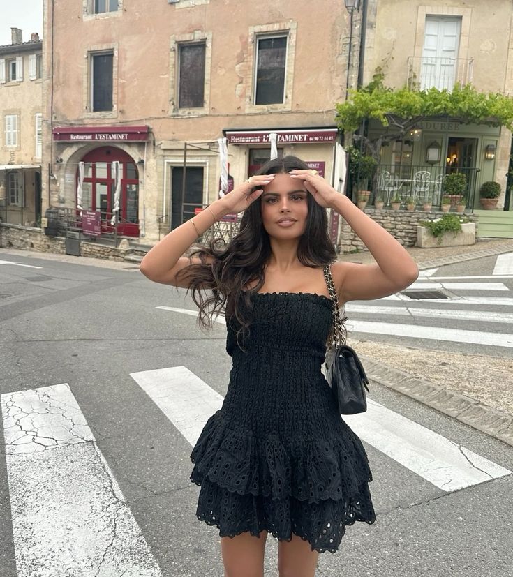 Classy A Line Strapless Black Satin Short Homecoming Dress,Summer 18th Birthday Dress GG4184