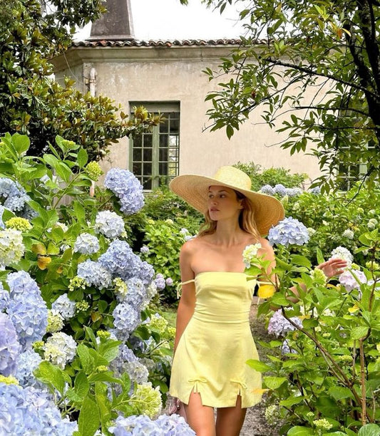 Simple A Line Spaghetti Straps Pastel Yellow Satin Short Homecoming Dress,Summer 20th Birthday Dress GG4259