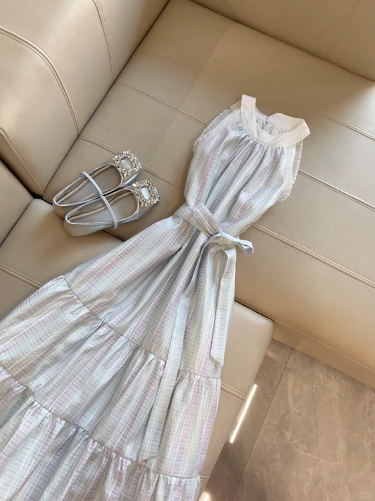 Chic A Line Halter Satin Long Prom Dress,Party Dress,Formal Evening Dress GG4297