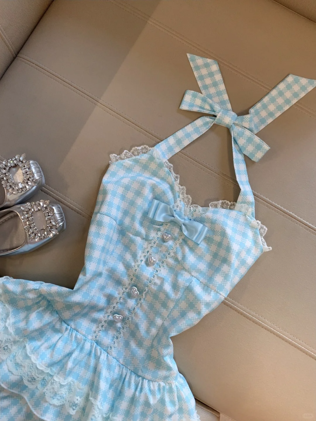 Unique A Line Halter Satin Lace Short Homecoming Dress,Summer 18th Birthday Dress GG4331