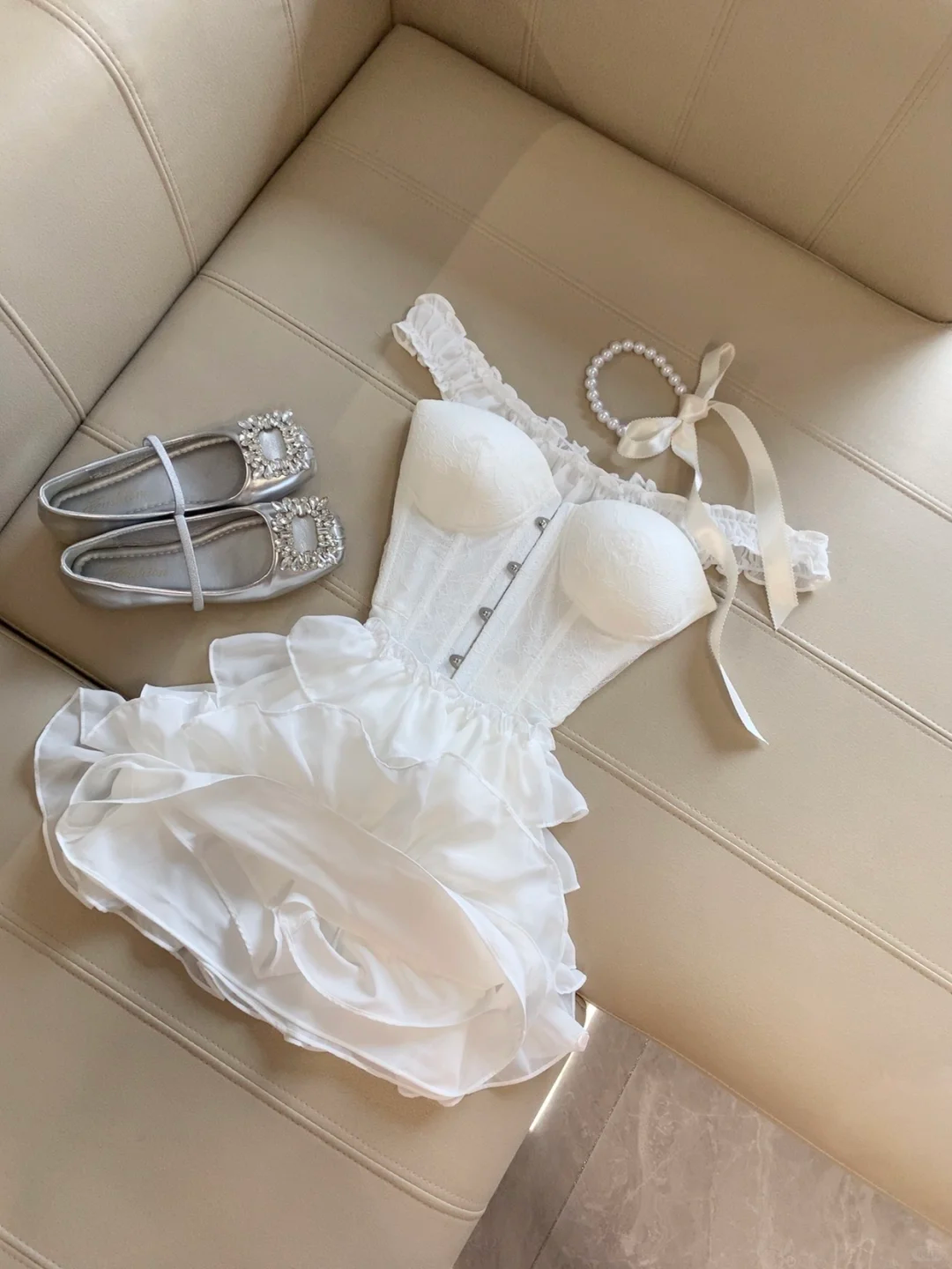 Sweet 16th White A Line Off The Shoulder Satin Lace Short Homecoming Dress,Summer Birthday Dress GG4332