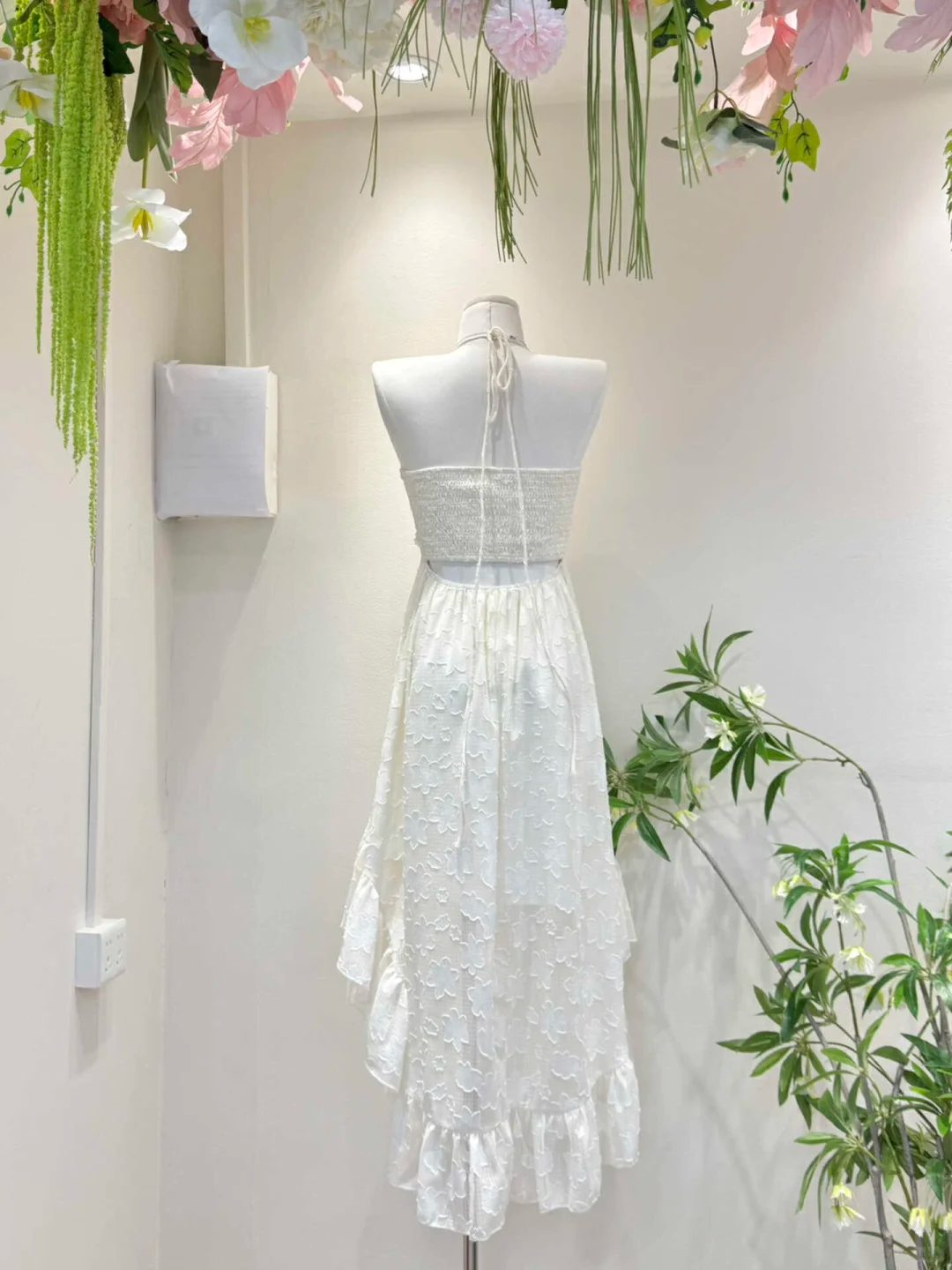 Romatic A Line Halter Lace Long Prom Dress,Party Dress,Formal Evening Dress GG4672