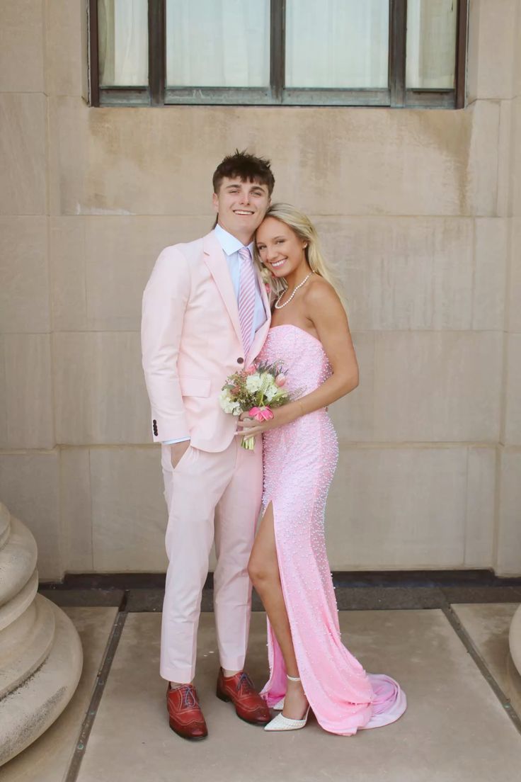 Unique Mermaid Strapless Pink Satin Beads Slit Long Prom Dress,Party Dress,Formal Evening Dress GG4896