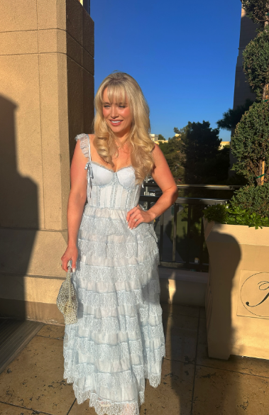 Style Classy A Line Spaghetti Straps Satin Layer Lace Long Prom Dress,Party Dress,Formal Evening Dress GG4903