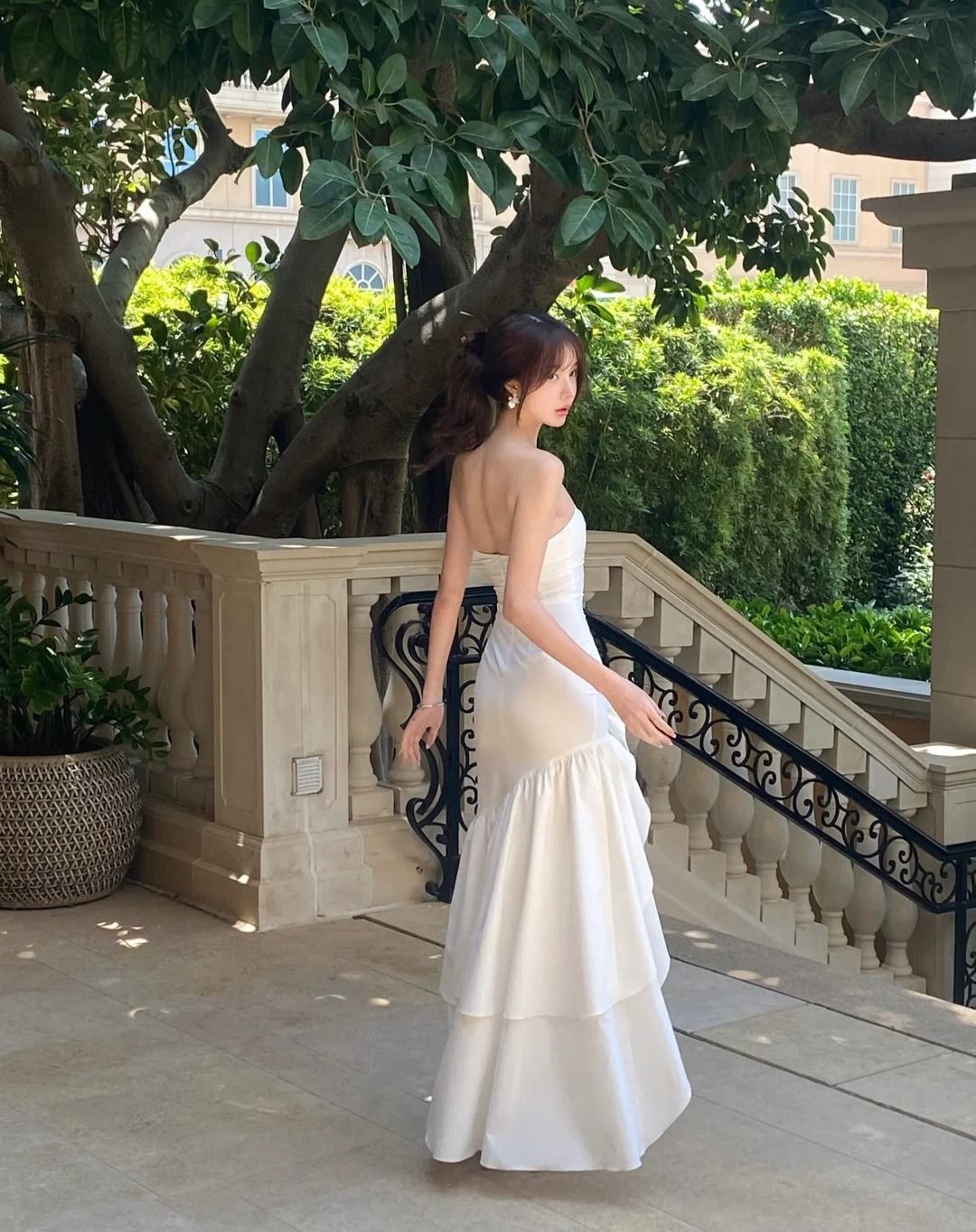 Pretty Bodycon Mermaid Strapless Satin Long Prom Dress,Party Dress,Formal Evening Dress GG5054