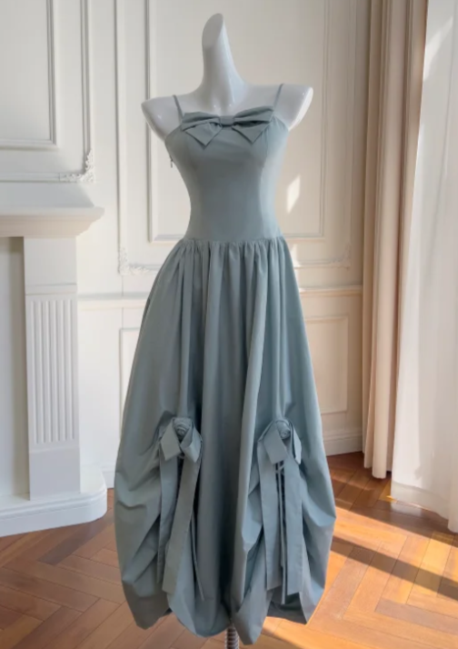 Simple Classy A Line Spaghetti Straps Satin Without Sleeves Long Prom Dress,Evening Dress GG5480