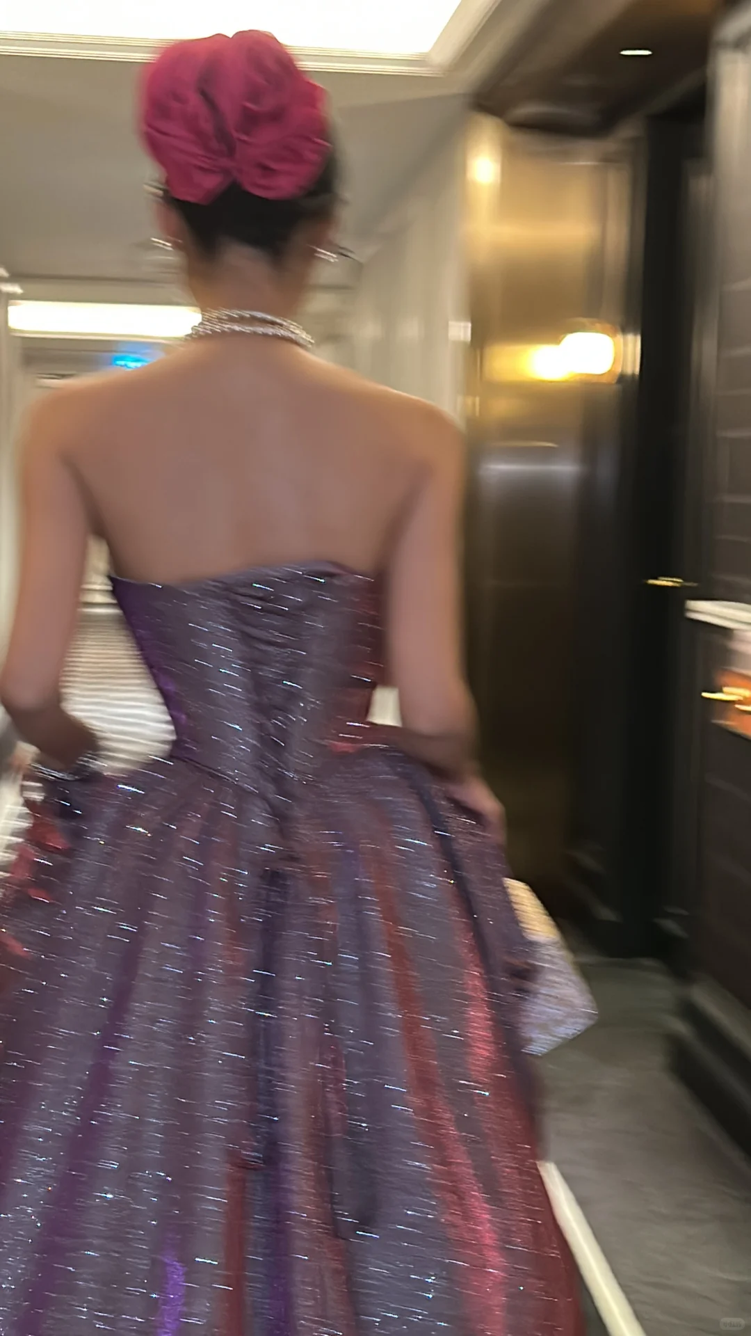 Shiny A Line Strapless Satin Sequin Without Sleeves Long Prom Dress,Evening Dress GG5559