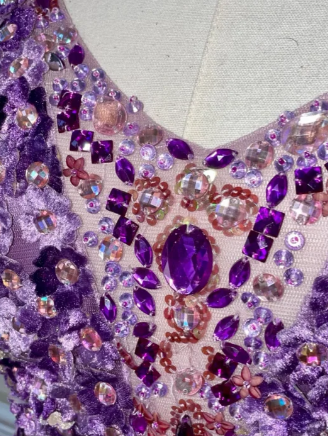 Gorgeous Mermaid V Neck Satin Tulle Beaded Applique Without Sleeves Long Prom Dress,Evening Dress GG5560