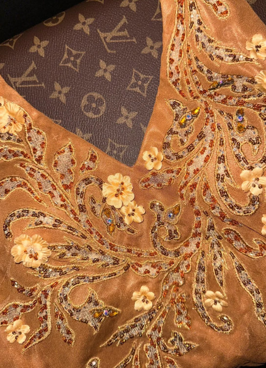 Gold Mermaid Halter Satin Beaded Applique Without Sleeves Long Prom Dress,Evening Dress GG5566