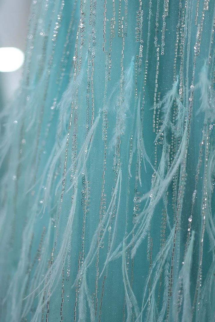 Glam A Line Off The Shoulder Beading Tulle Imitation Feather Long Prom Dress,Evening Dress GG641