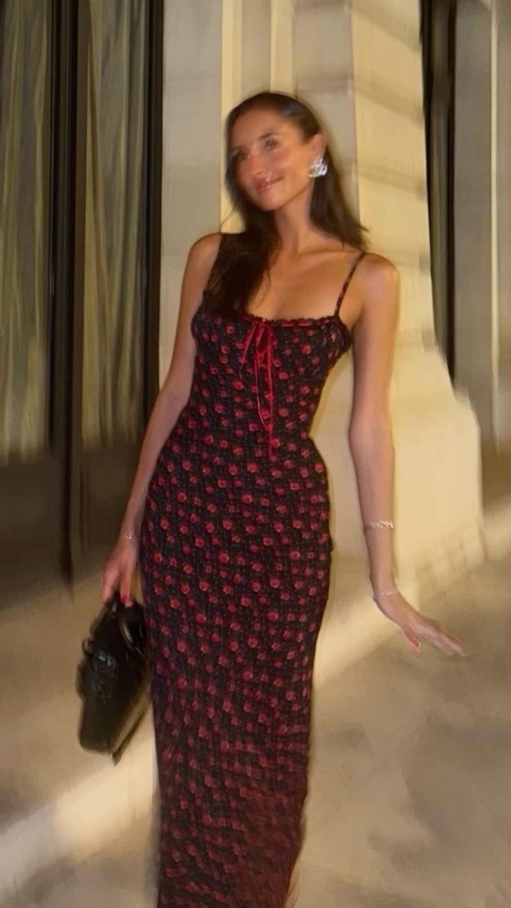 Retro Mermaid Spaghetti Straps Chiffon Floral Long Prom Dress,Evening Dress GG907