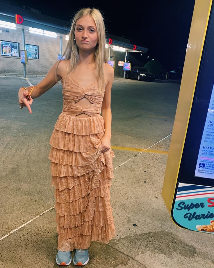 Graceful A Line Spaghetti Straps Sweetheart Tiered Chiffon Long Prom Dress,Evening Dress GG1090