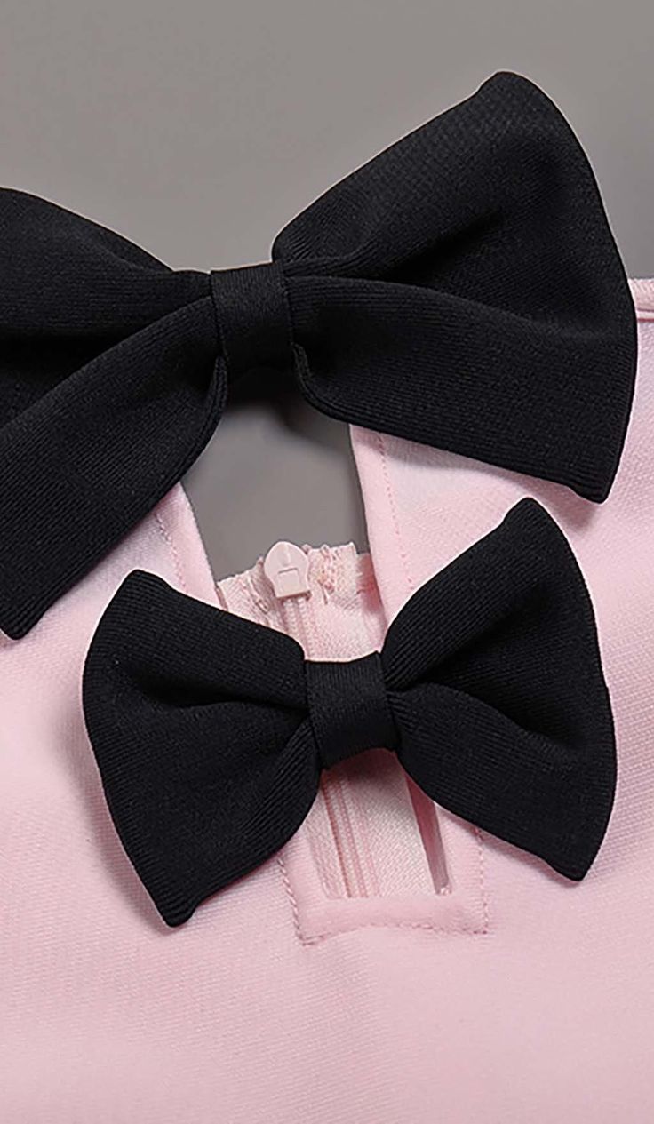 Charming Mermaid Strapless Pink Satin With Bow Long Prom Dress,Evening Dress GG1138