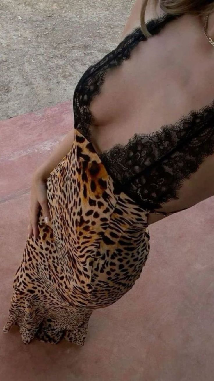 Sexy Mermaid Lace Straps V Neck With Leopard Velvet Long Prom Dress,Evening Dress GG1197