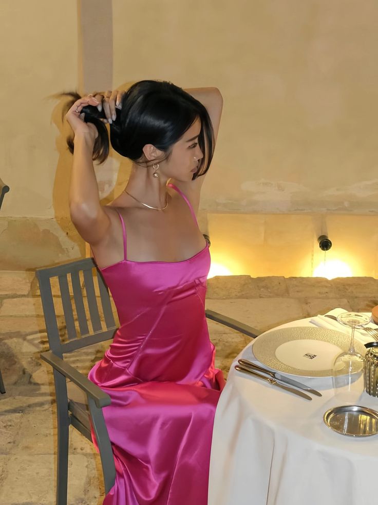 Sexy A Line Spaghetti Straps Satin Long Prom Dress,Evening Dress GG1268