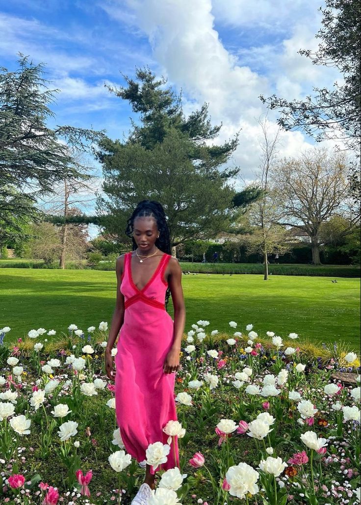 Energetic V Neck Mermaid Hot Pink Satin Long Prom Dress,Evening Dress GG1293