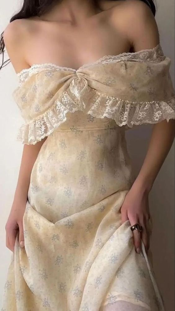 Princessful A Line Off The Shoulder Chiffon Printing Lace Long Prom Dress,Evening Dress GG1364